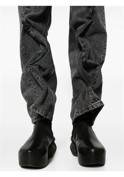 jeans evergreen wire unisex neri in cotone Y/PROJECT | 207PA008VINTAGE BLACK